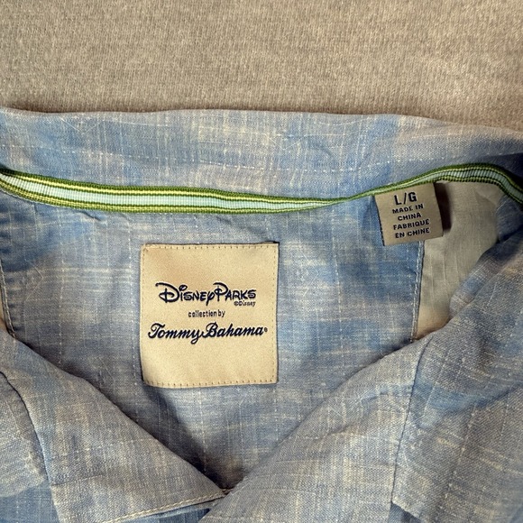 Disney Parks Tommy Bahama Mickey & Friends Floral Hawaiian Shirt Mens Large - Picture 11 of 12